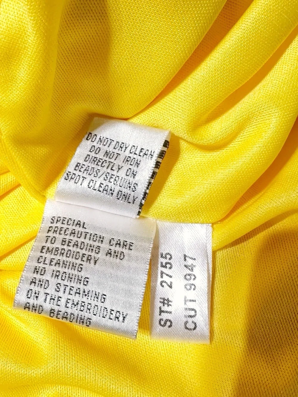 Colors Dress Matte Jersey Strappy Fitted Slit Maxi Dress In Yellow Size 10 NWT